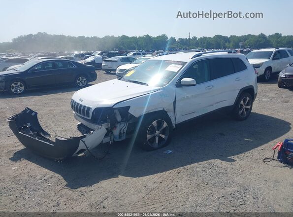 1C4PJLDB4KD347979 2019 JEEP CHEROKEE White Przód lewy
