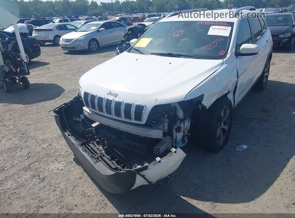 1C4PJLDB4KD347979 2019 JEEP CHEROKEE White Widok z przodu
