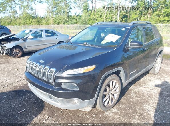 1C4PJLDB5GW164702 2016 JEEP CHEROKEE Black Przód lewy