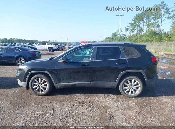 1C4PJLDB5GW164702 2016 JEEP CHEROKEE Black Widok wnętrza 360 stopni