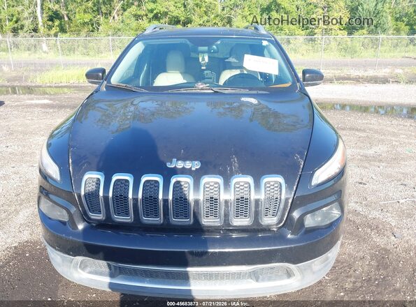 1C4PJLDB5GW164702 2016 JEEP CHEROKEE Black Widok z przodu