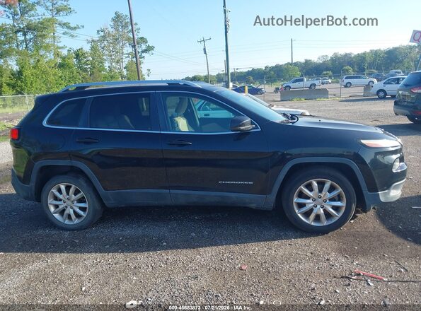 1C4PJLDB5GW164702 2016 JEEP CHEROKEE Black Widok wnętrza z tyłu