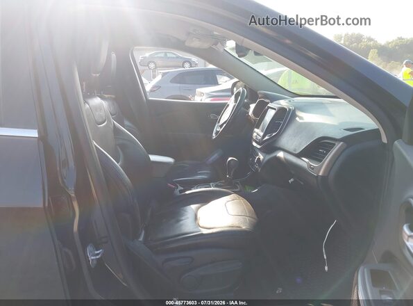 1C4PJLDB5GW229550 2016 JEEP CHEROKEE Черный Вид салона спереди