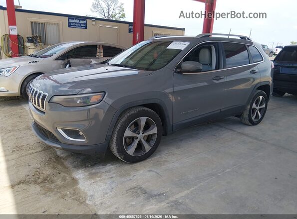 1C4PJLDB5KD455687 2019 JEEP CHEROKEE Серый Передняя левая четверть