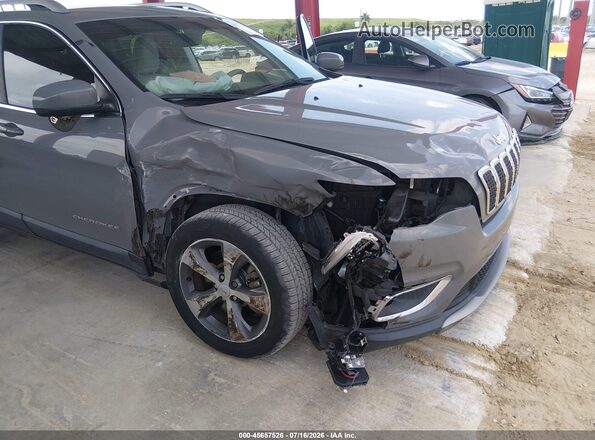 1C4PJLDB5KD455687 2019 JEEP CHEROKEE Серый Вид спереди