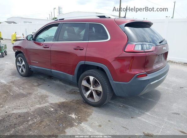 1C4PJLDB6LD599900 2020 JEEP CHEROKEE Maroon Հետևի ձախ