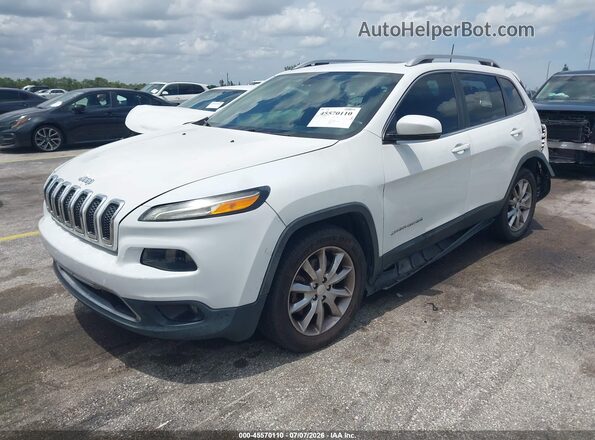 1C4PJLDB7HD232561 2017 JEEP CHEROKEE White Vista tres cuartos delantera izquierda