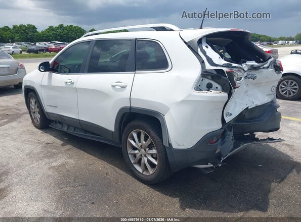 1C4PJLDB7HD232561 2017 JEEP CHEROKEE White Trasero izquierdo