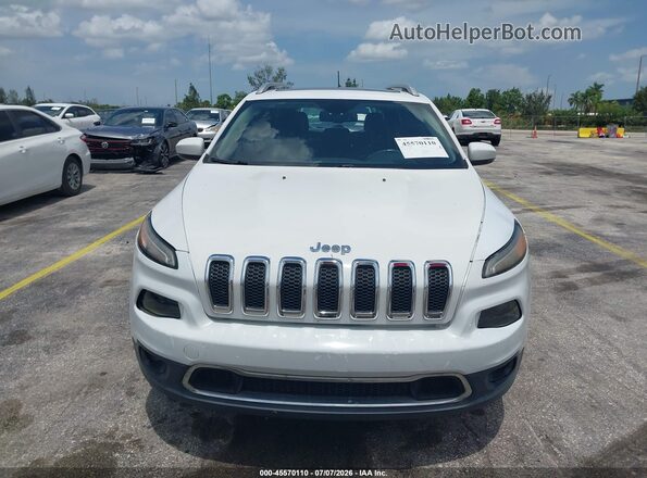 1C4PJLDB7HD232561 2017 JEEP CHEROKEE White Vista del cuadro de instrumentos