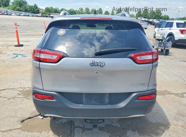 1C4PJLDB7HW533495 2017 JEEP CHEROKEE Gray Rear view