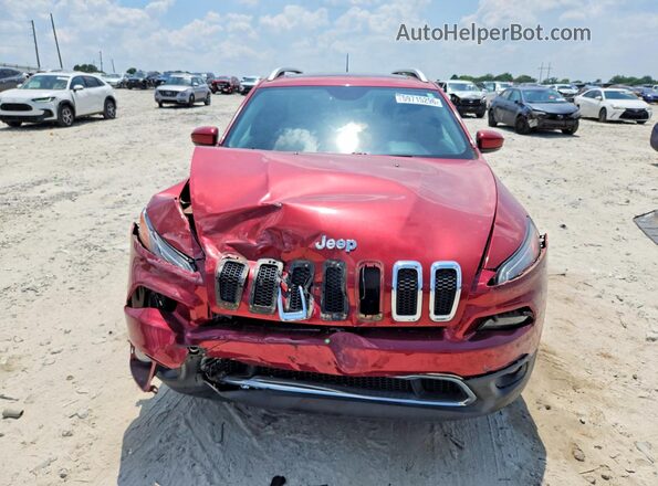 1C4PJLDB7HW596211 2017 JEEP CHEROKEE Red Դիմացի տեսք