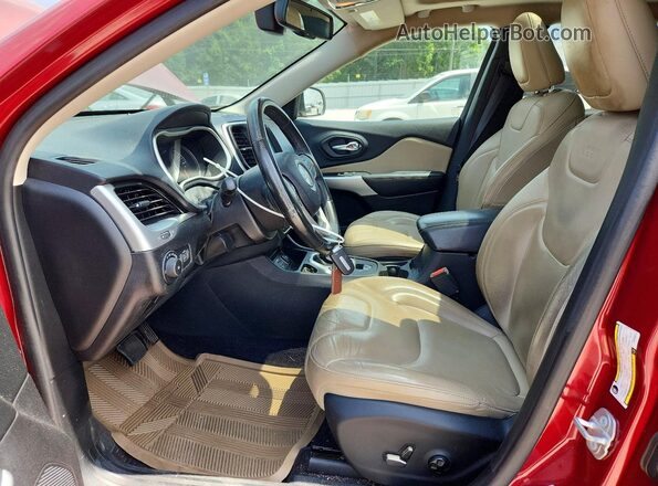 1C4PJLDB7HW596211 2017 JEEP CHEROKEE Red Սալոնի դիմացի տեսք