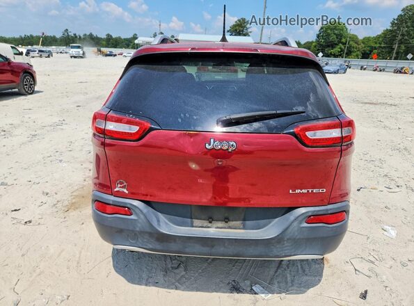 1C4PJLDB7HW596211 2017 JEEP CHEROKEE Red Հետևի տեսք