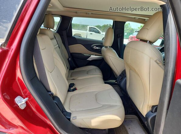 1C4PJLDB7HW596211 2017 JEEP CHEROKEE Red Սալոնի հետևի տեսք
