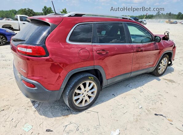 1C4PJLDB7HW596211 2017 JEEP CHEROKEE Red Հետևի աջ
