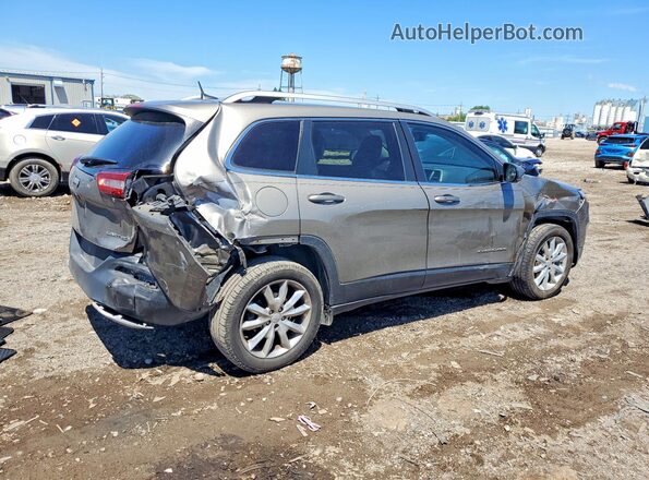 1C4PJLDB8HW642094 2017 JEEP CHEROKEE Gray Rear right