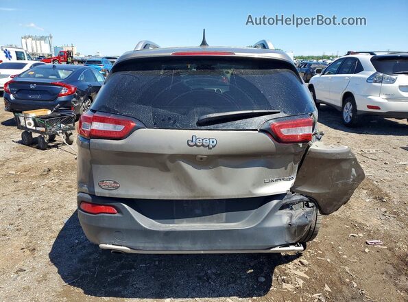 1C4PJLDB8HW642094 2017 JEEP CHEROKEE Gray Rear view