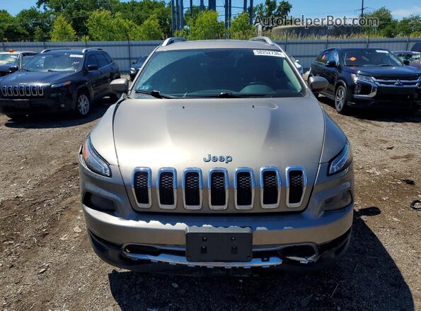 1C4PJLDB8HW642094 2017 JEEP CHEROKEE Gray Front view