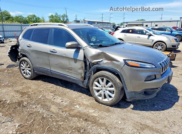 1C4PJLDB8HW642094 2017 JEEP CHEROKEE Gray Front right
