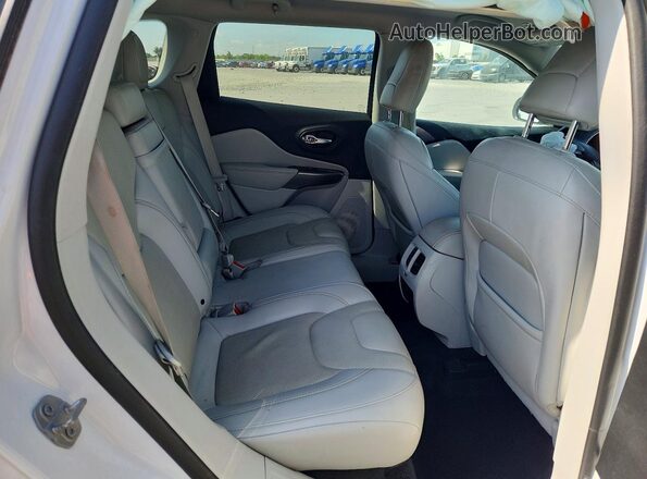 1C4PJLDB8KD325046 2019 JEEP CHEROKEE White Вид задніх сидінь