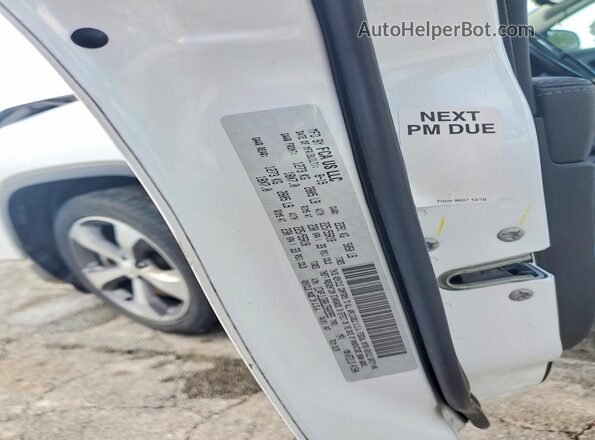 1C4PJLDB8LD502955 2020 JEEP CHEROKEE White VIN կոդի պիտակի տեսք