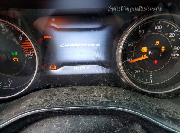 1C4PJLDB8LD502955 2020 JEEP CHEROKEE White Սարքավորումների վահանակի տեսք