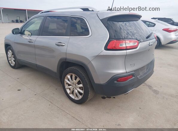 1C4PJLDB9GW247663 2016 JEEP CHEROKEE Silver Trasero izquierdo