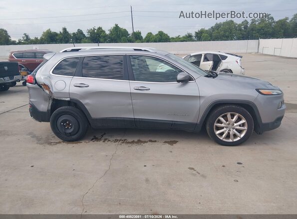 1C4PJLDB9GW247663 2016 JEEP CHEROKEE Silver Vista interior trasera