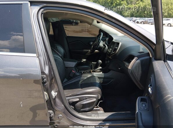 1C4PJLDBXJD527790 2018 JEEP CHEROKEE Gray Vista interior delantera