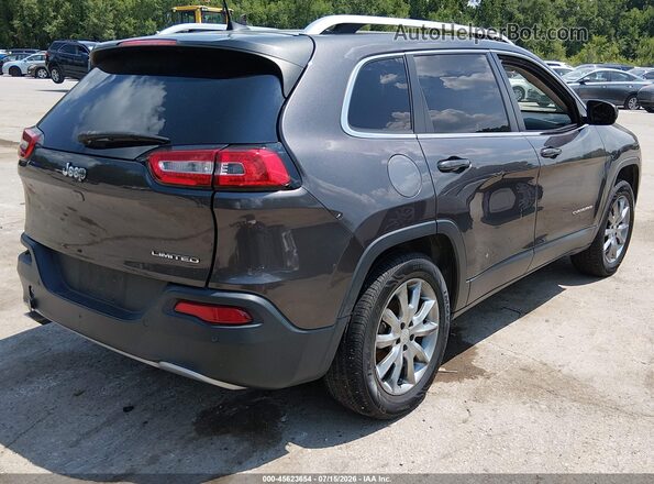 1C4PJLDBXJD527790 2018 JEEP CHEROKEE Gray Trasero derecho