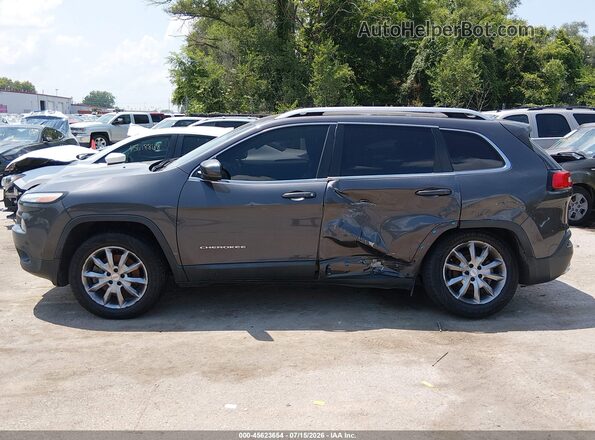 1C4PJLDBXJD527790 2018 JEEP CHEROKEE Gray Vista interior trasera