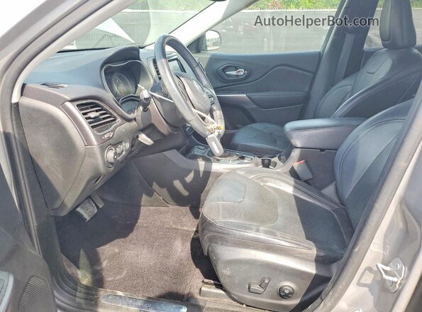 1C4PJLDN4KD148375 2019 JEEP CHEROKEE Silver წინა სალონის ხედი