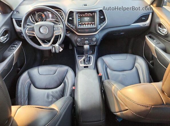 1C4PJLDS1HW623094 2017 JEEP CHEROKEE Угольный Вид панели приборов