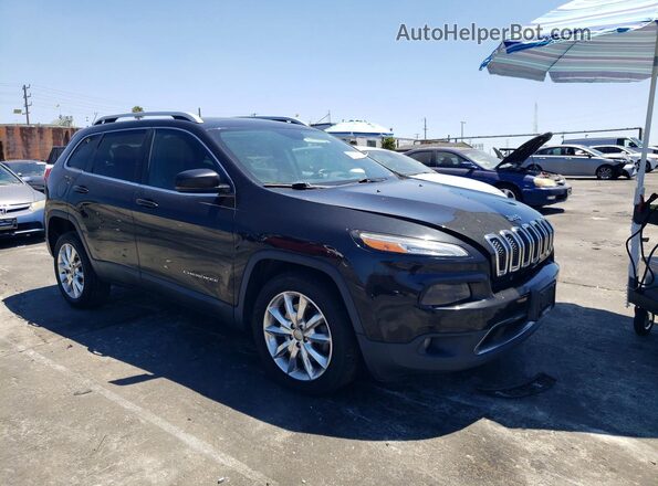 1C4PJLDS3GW273868 2016 JEEP CHEROKEE Black Передня права чверть