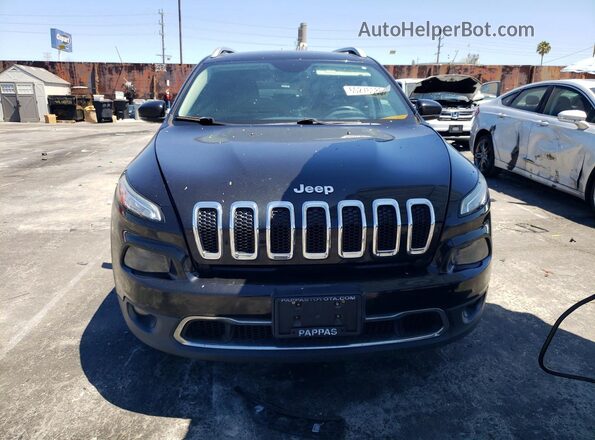 1C4PJLDS3GW273868 2016 JEEP CHEROKEE Black Вид спереду