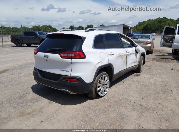 1C4PJLDS3HW642987 2017 JEEP CHEROKEE Белый Задняя правая четверть