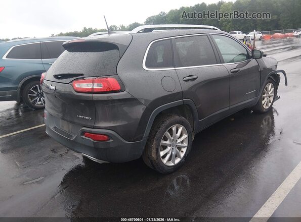 1C4PJLDS4GW281722 2016 JEEP CHEROKEE Gray Trasero derecho
