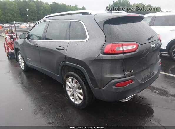1C4PJLDS4GW281722 2016 JEEP CHEROKEE Gray Trasero izquierdo