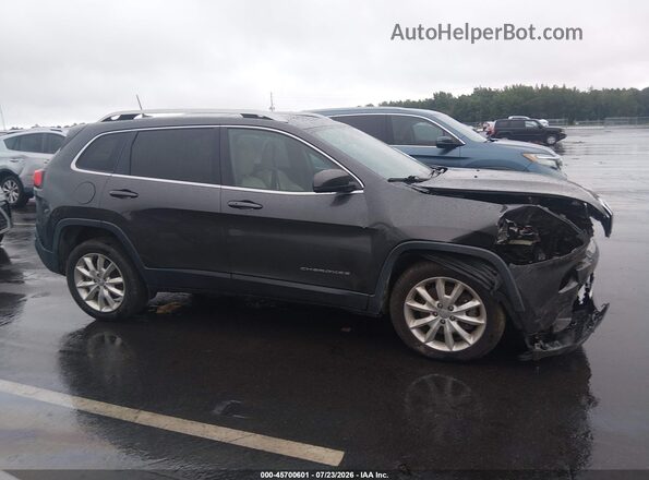 1C4PJLDS4GW281722 2016 JEEP CHEROKEE Gray Vista interior trasera