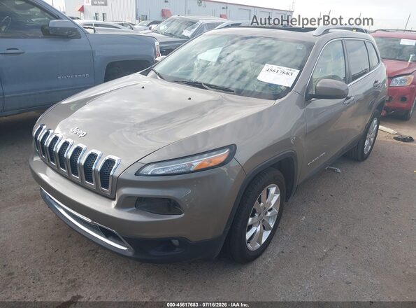 1C4PJLDS5HW559772 2017 JEEP CHEROKEE Pewter Vista tres cuartos delantera izquierda