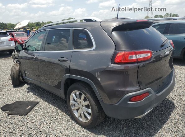 1C4PJLDSXHW668907 2017 JEEP CHEROKEE Gray Trasero izquierdo