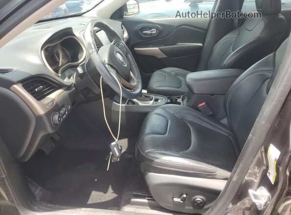 1C4PJLDSXHW668907 2017 JEEP CHEROKEE Gray Vista interior delantera