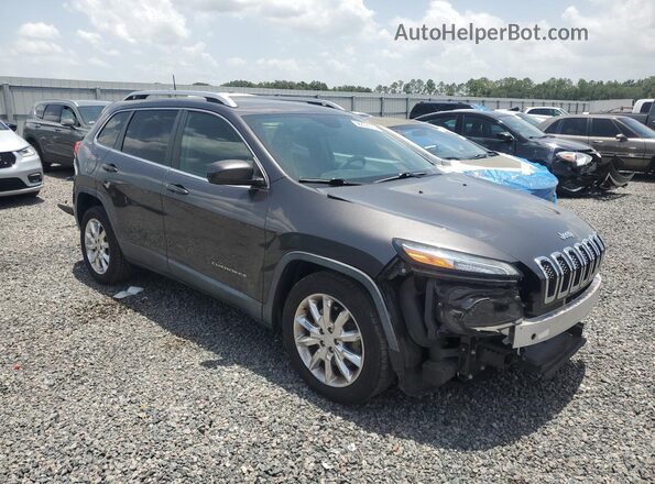 1C4PJLDSXHW668907 2017 JEEP CHEROKEE Gray Delantero derecho