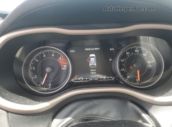 1C4PJLDSXHW668907 2017 JEEP CHEROKEE Gray Vista del cuadro de instrumentos