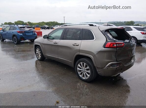 1C4PJLJS4HW603894 2017 JEEP CHEROKEE Beige Задня ліва чверть