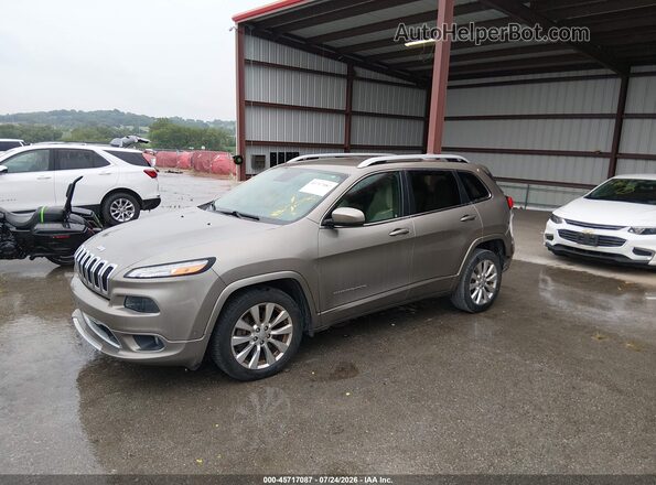 1C4PJLJS4HW603894 2017 JEEP CHEROKEE Beige Передня ліва чверть