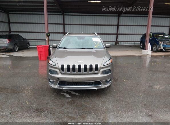 1C4PJLJS4HW603894 2017 JEEP CHEROKEE Beige Вид щитка приладів