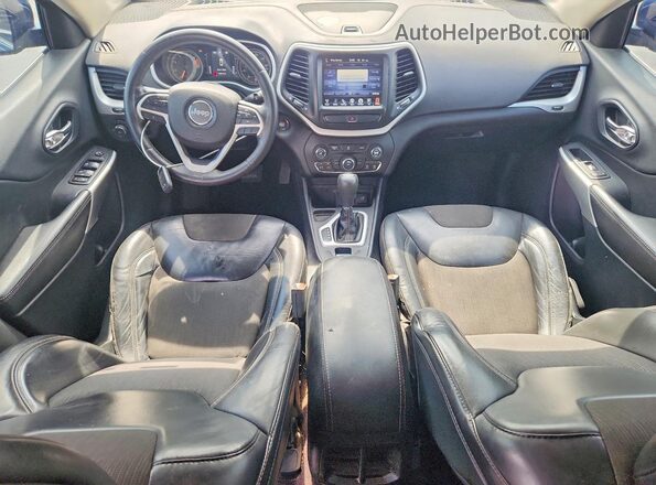1C4PJLLB0JD544678 2018 JEEP CHEROKEE Blue Առջևի վահանակի տեսք