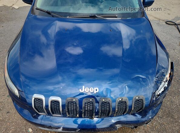 1C4PJLLB0JD544678 2018 JEEP CHEROKEE Blue Սալոնի հետևի տեսք