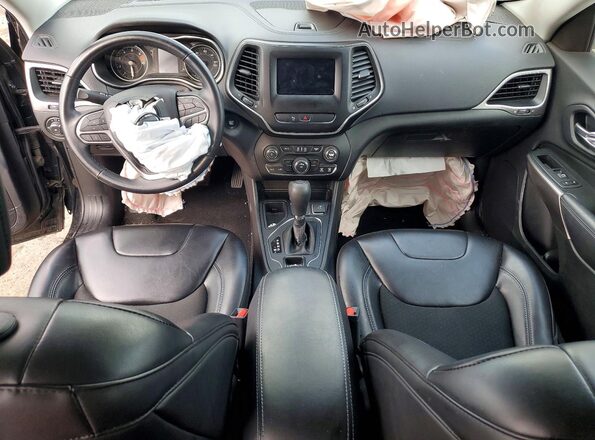 1C4PJLLB0KD458305 2019 JEEP CHEROKEE Black Вид панелі приладів